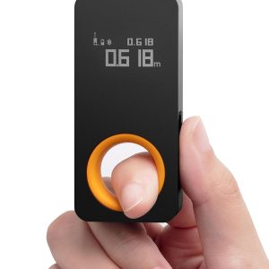 HOTO Laser Measuring Tool – Pocket Size 98Ft Digital Laser Tape Measure with OLED Display, USB-C Rechargeable, ±2mm Accuracy Smart Measuring Device